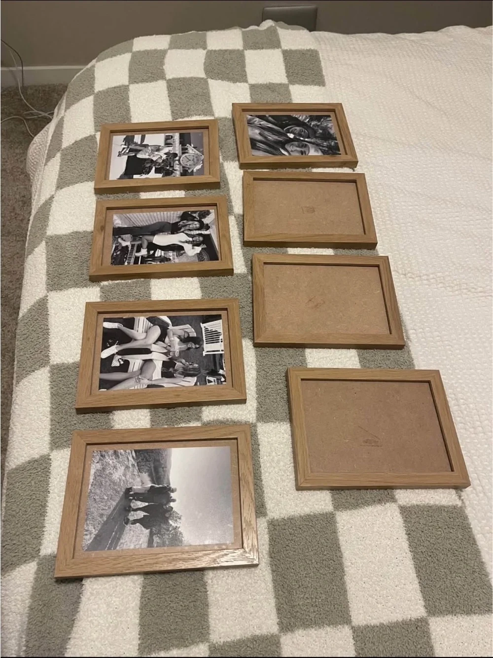 Target Home Accents Oak-Look Photo Frame Set in Light Brown
